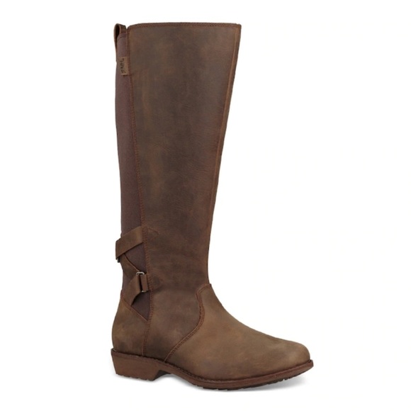 Teva Shoes - Teva Ellery tall Waterproof leather riding boots 10